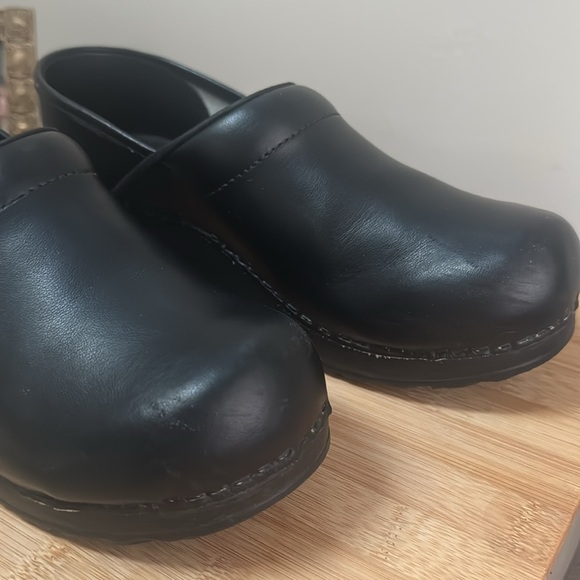 Sanita 7.5 - 8 (38)Clogs Comfort Professional Shoes Black Nursing Walking - Picture 8 of 14